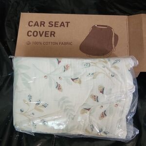Blissful Dairy Muslin Baby Car Seat Cover